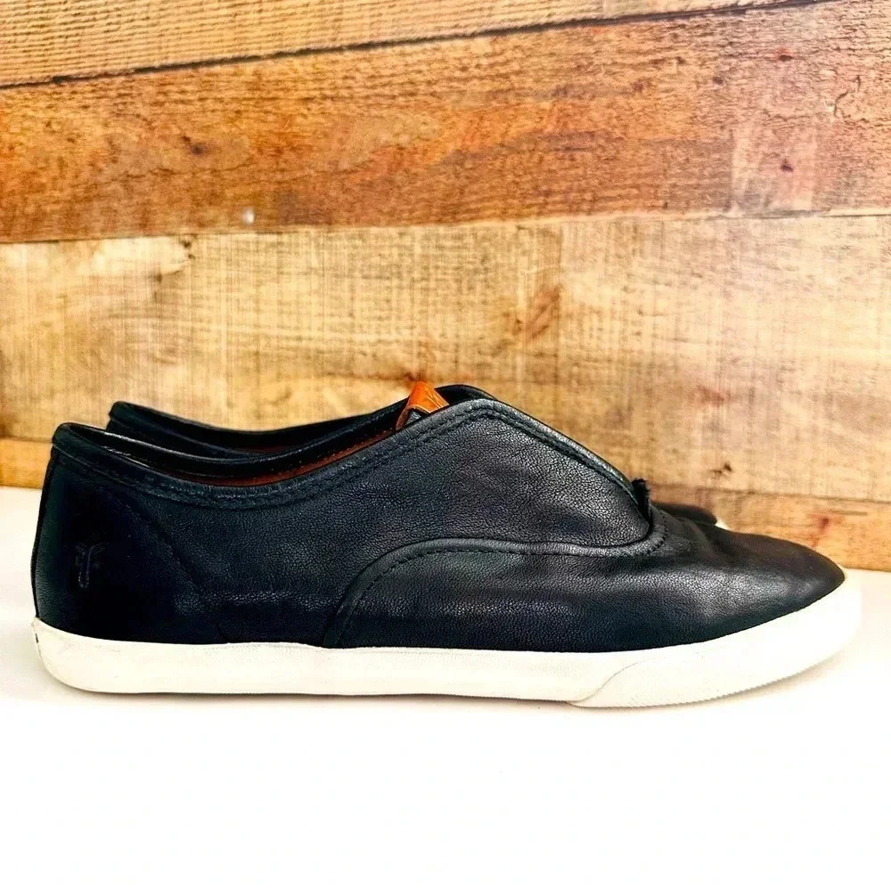 Frye Maya Cvo Leather Slip On Sneakers